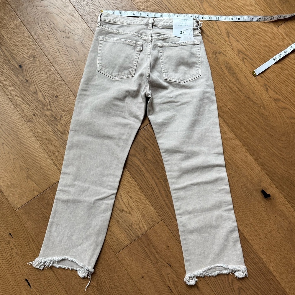 3x1 Austin Crop Jean Denim - Mineral Beige - Size 26 - NWT - Picture 11 of 11